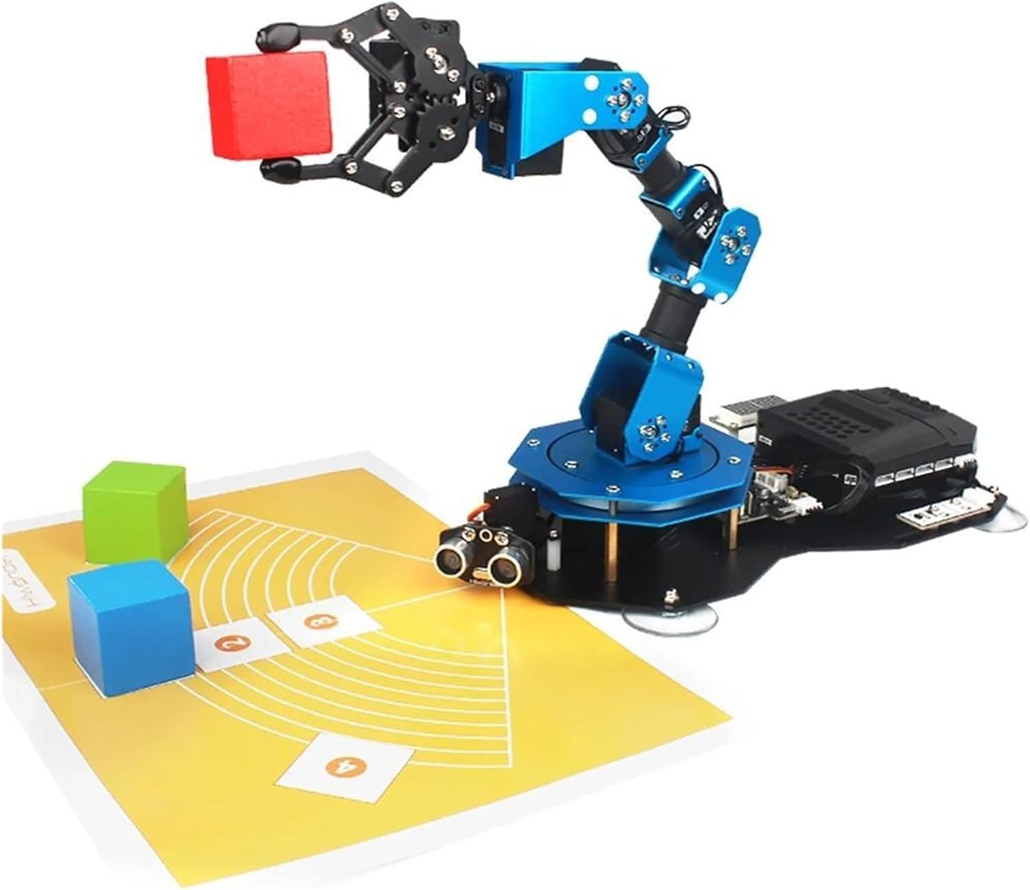 LXSWY Robot arm 2.0 6DOF Robotic Arm Support Scratch Assemble