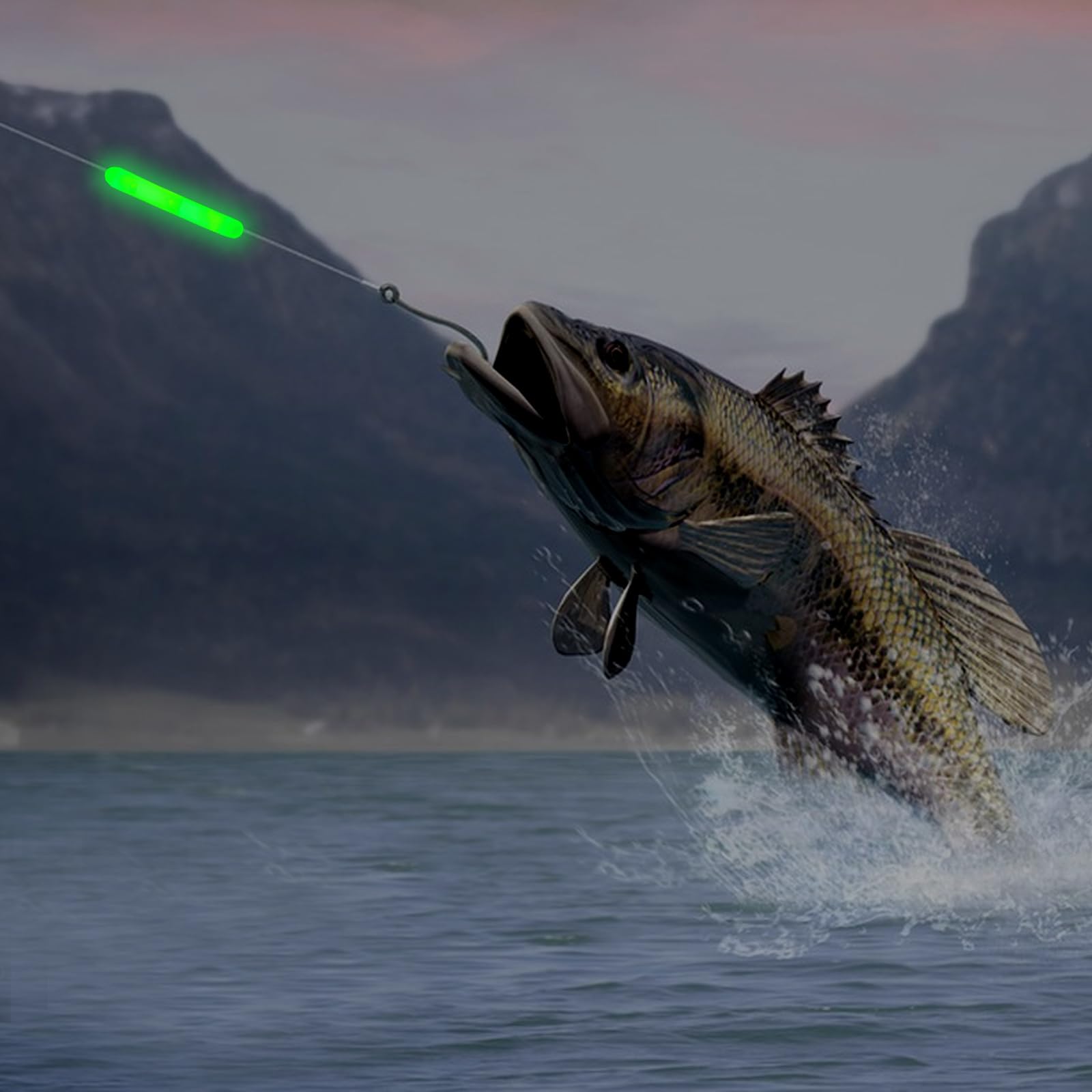 40 Starlight Per Pesca Notturna - Bastoncini Luminosi Fluorescenti - Durata 8 Ore - Con Custodia Portatile - Foto 9