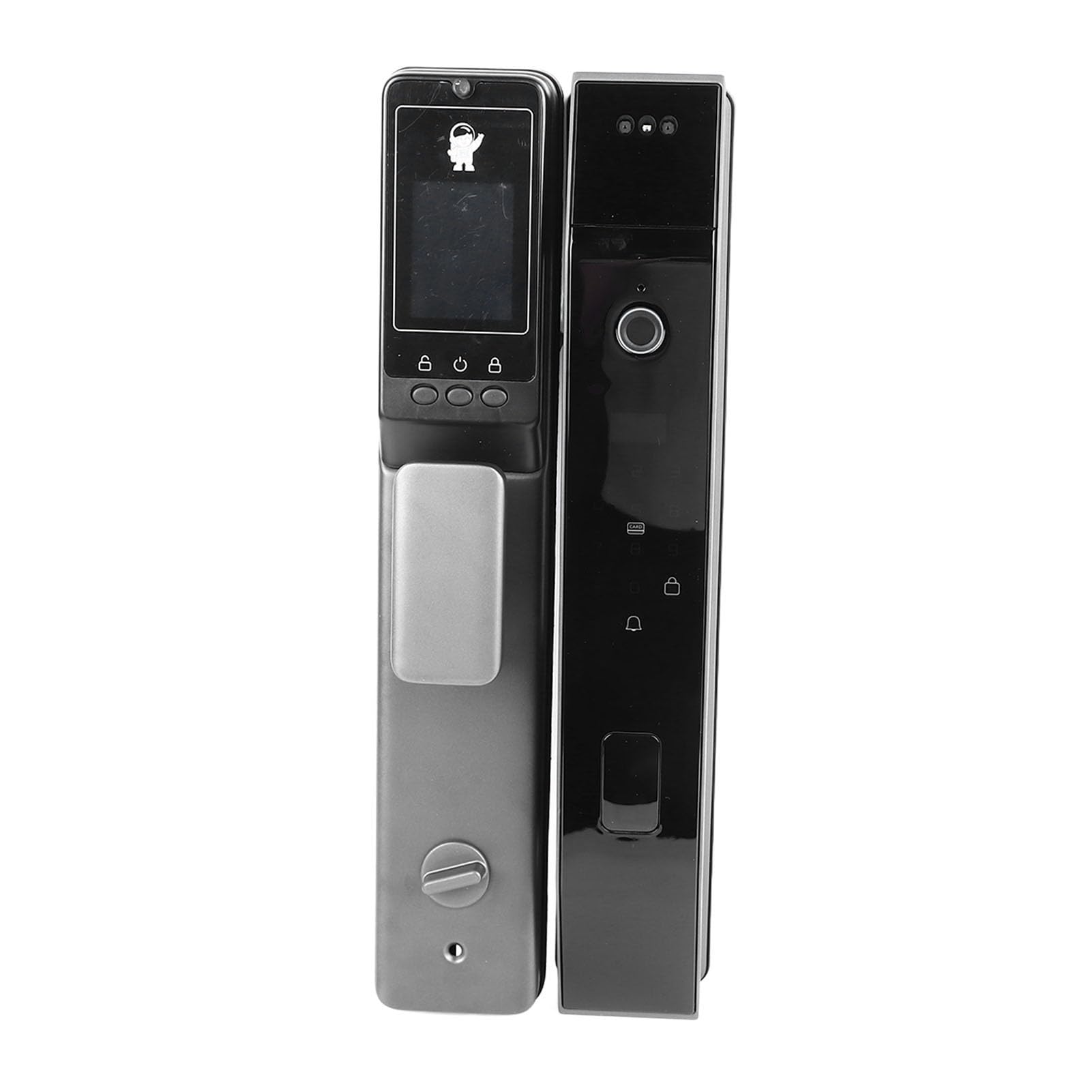 Serrure de porte intelligente sans clé avec identification d'empreintes digitales, reconnaissance faciale 3D, mot de passe, clés, serrure électronique pour la maison, l'appartement, le bureau