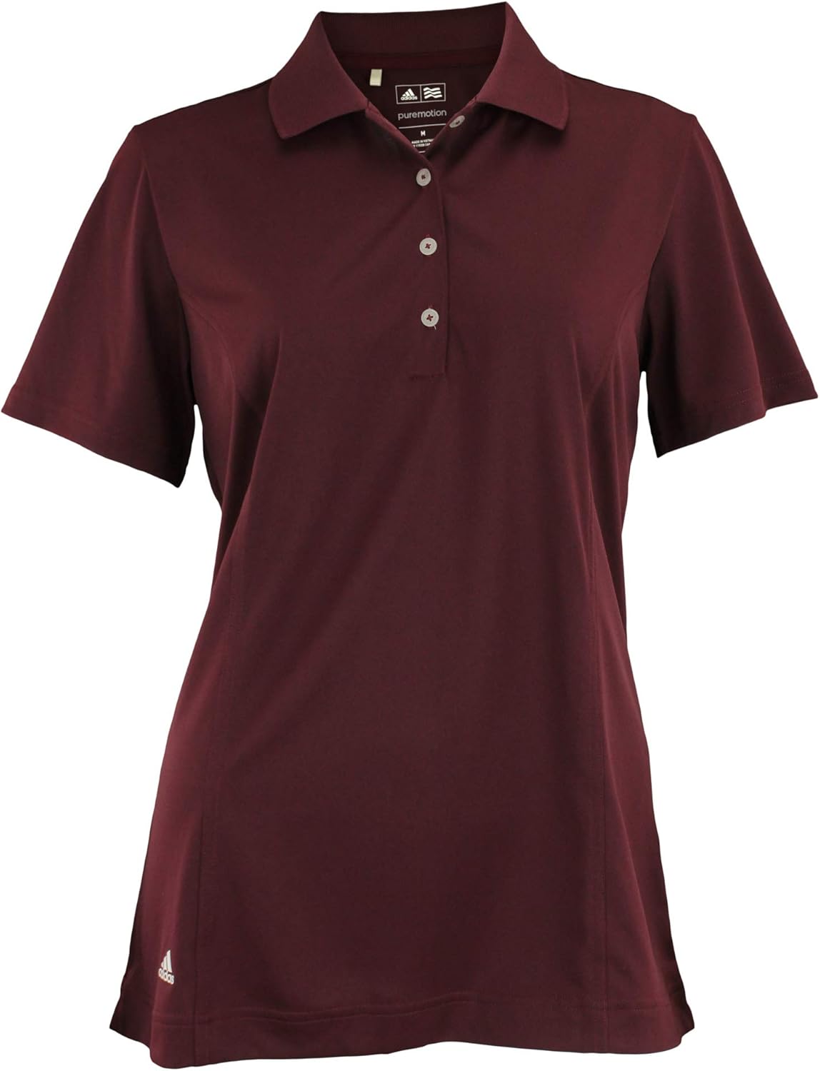 adidas Golf Women's Puremotion Solid Jersey Polo Shirt