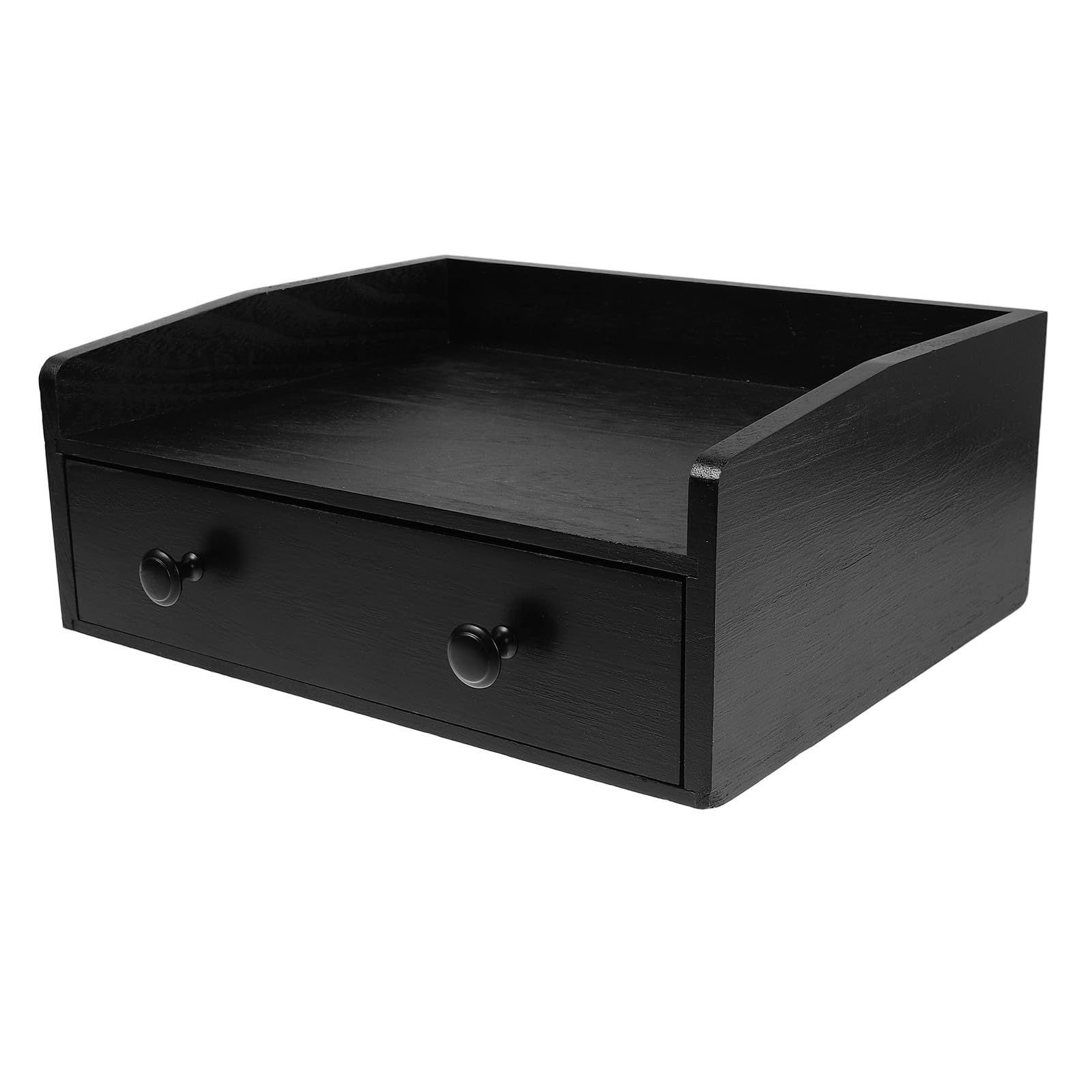 Organisateur multifonction bois noir pour ranger les capsules de café