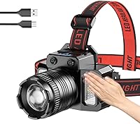 Vista 1 de lyrlody Faro LED, ligero USB recargable con múltiples modos para acampar al aire libre y pesca