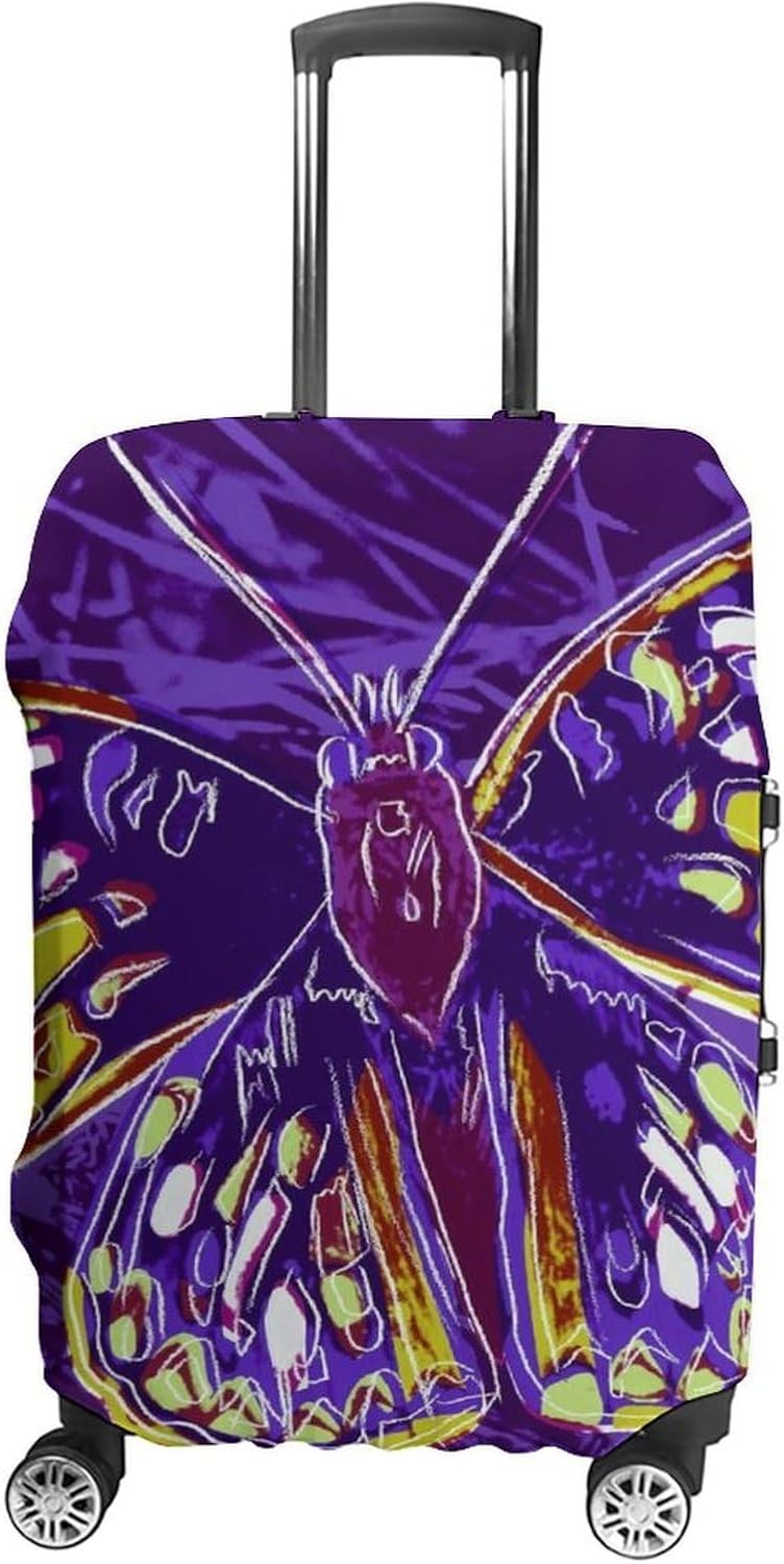 Abstract Art Butterfly Suitcase Covers for Luggage Carry On Cover Travel Accessories Fit 19-32 Inch