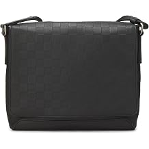 Pre-loved Black Damier Infini District PM NM, Black