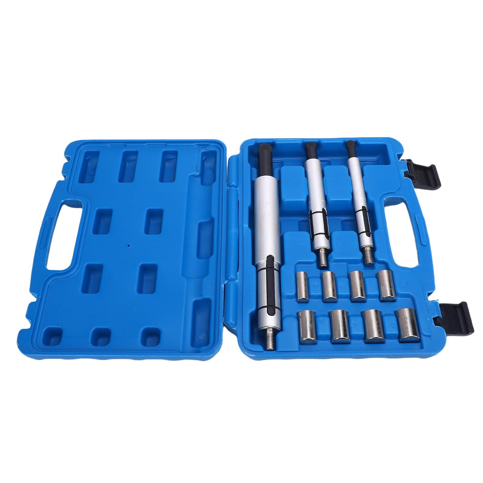 VGEBY Kit di Strumenti di Allineamento Frizione Strumento di Centraggio Frizione in Metallo 11 Pezzi con 3 Mandrini e 8 Adattatori per Meccanici SUV Camion Leggeri e Sostituzione Fai-da-Te