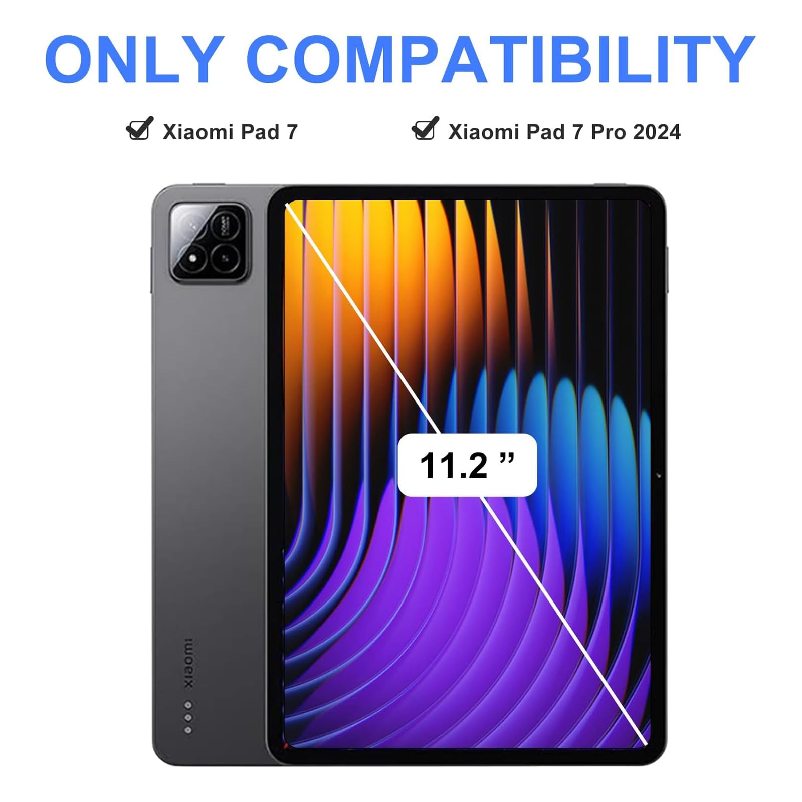 Amazon.com: Keyboard Case for Xiaomi Pad 7/ Pad 7 Pro 11.2 Inch, 7