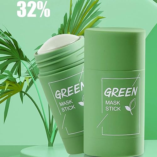 Miniatura 9 de 2 máscaras de arcilla purificadora de té verde, control de aceite para todo tipo de piel, hombres y mujeres