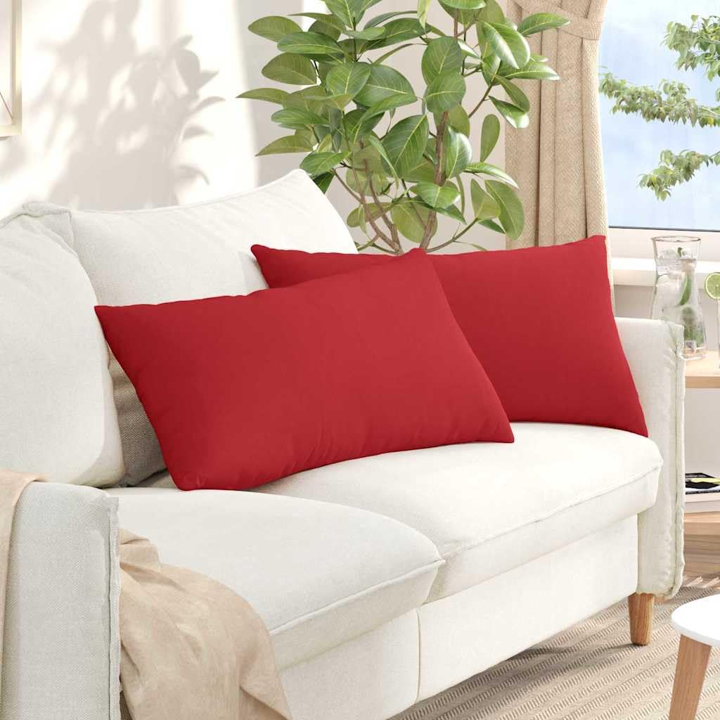 Coussin de canapé 80 x 40 cm pour chaise de bureau et banc lot de 2 housses amovibles