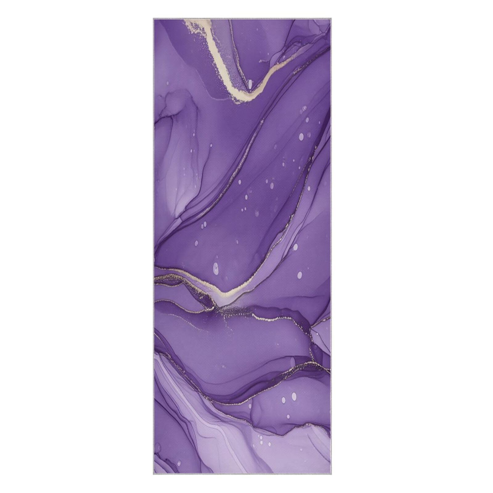 BURSTDDY Marble Hot Yoga Towel Absorbent Non Slip Yoga Mat Towel
