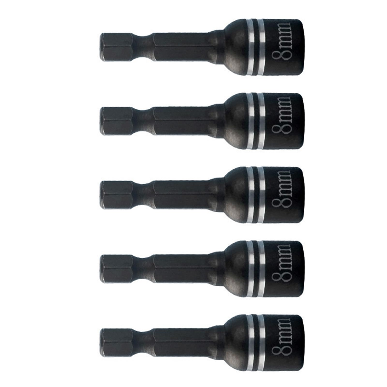 Tsophreniq 5Pcs Hexagonal Socket Wrench Electric Drill Tool Nut Driver Impacts Extension & Adapter Nut Driver Set