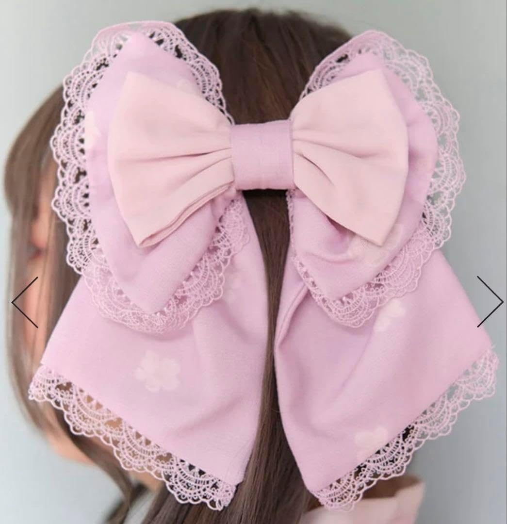 ACCA リボンバレッタアンジェラ axes femme kawaii桜柄リボンバレッタ（ピンク）ACCA リボンバレッタ