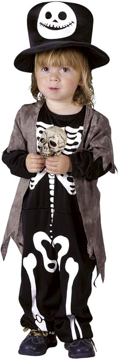 BOLAND BV Disfraz esqueleto de la noche niño Halloween
