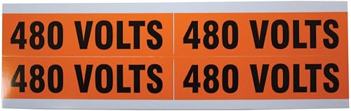 IDEAL Industries INC. 44-364 480V Markers (4 Per Card)
