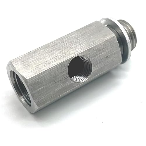 Acero inoxidable M14x1.5 hembra a M14x1.5 macho con adaptador de puerto NPT 18 Turbo suministro línea de alimentación medidor de presión de aceite