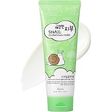 esfolio Snail Cleansing Foam &ndash; Nourishing Face Wash for Hydrated &amp; Smooth Skin &ndash; Korean Skincare with Snail Extract for Deep Pore Cleansing &amp; Anti-Aging &ndash; Gentle Foaming Facial Cleanser (5.29oz-150g)
