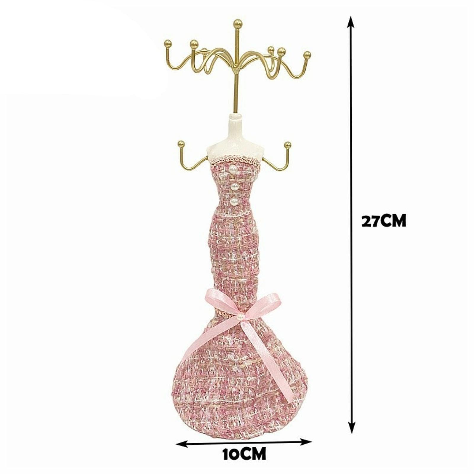 Colcolo Présentoir à bijoux pour robe, boucles d'oreilles, colliers, décoration d'intérieur, présentoir à bijoux pour bureau, magasin, vente