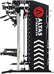 Altas Strength 3136 Dual Ratio Home Gym Smith Machine with Lever Arms | Switch between 2:1 and 1:1 training, with pull-up, leg press, cable work, and compact full-body versatility.
