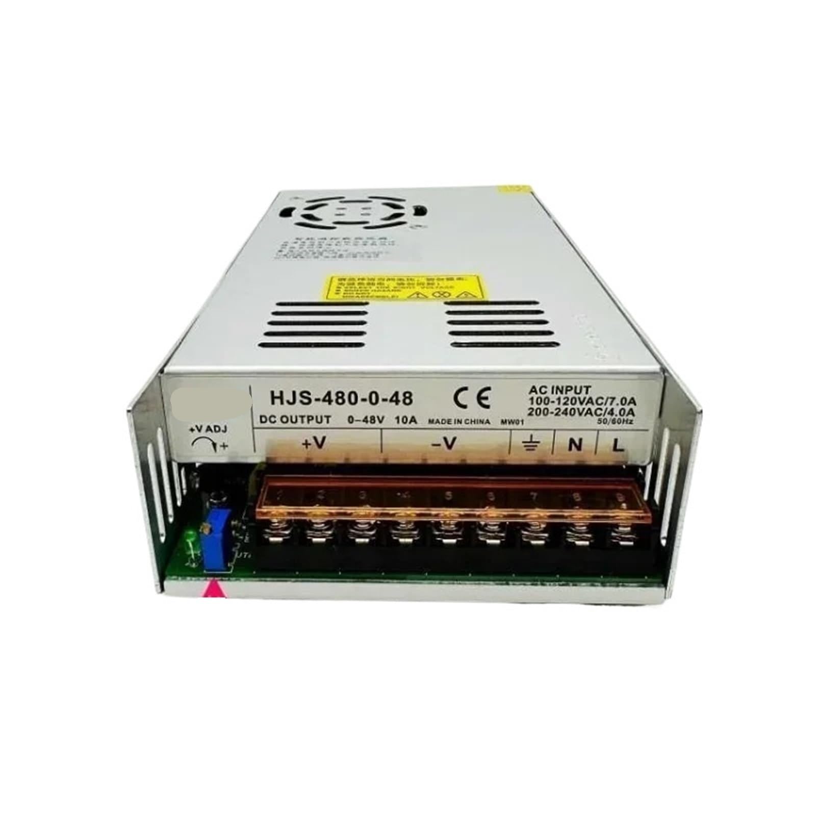 Alimentation à découpage 12V 40A 480W réglable avec double affichage