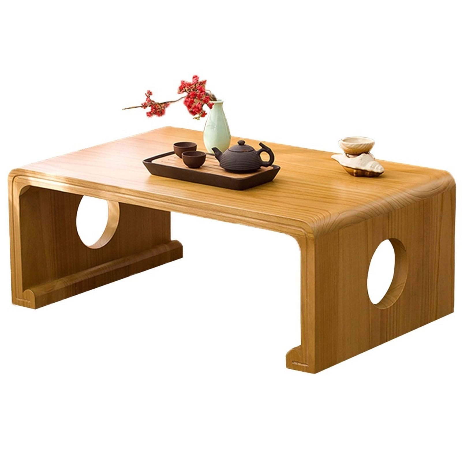 フェンディ ballet small table Amazon.com: Camellia Zen Table - Wooden Short Table for Living