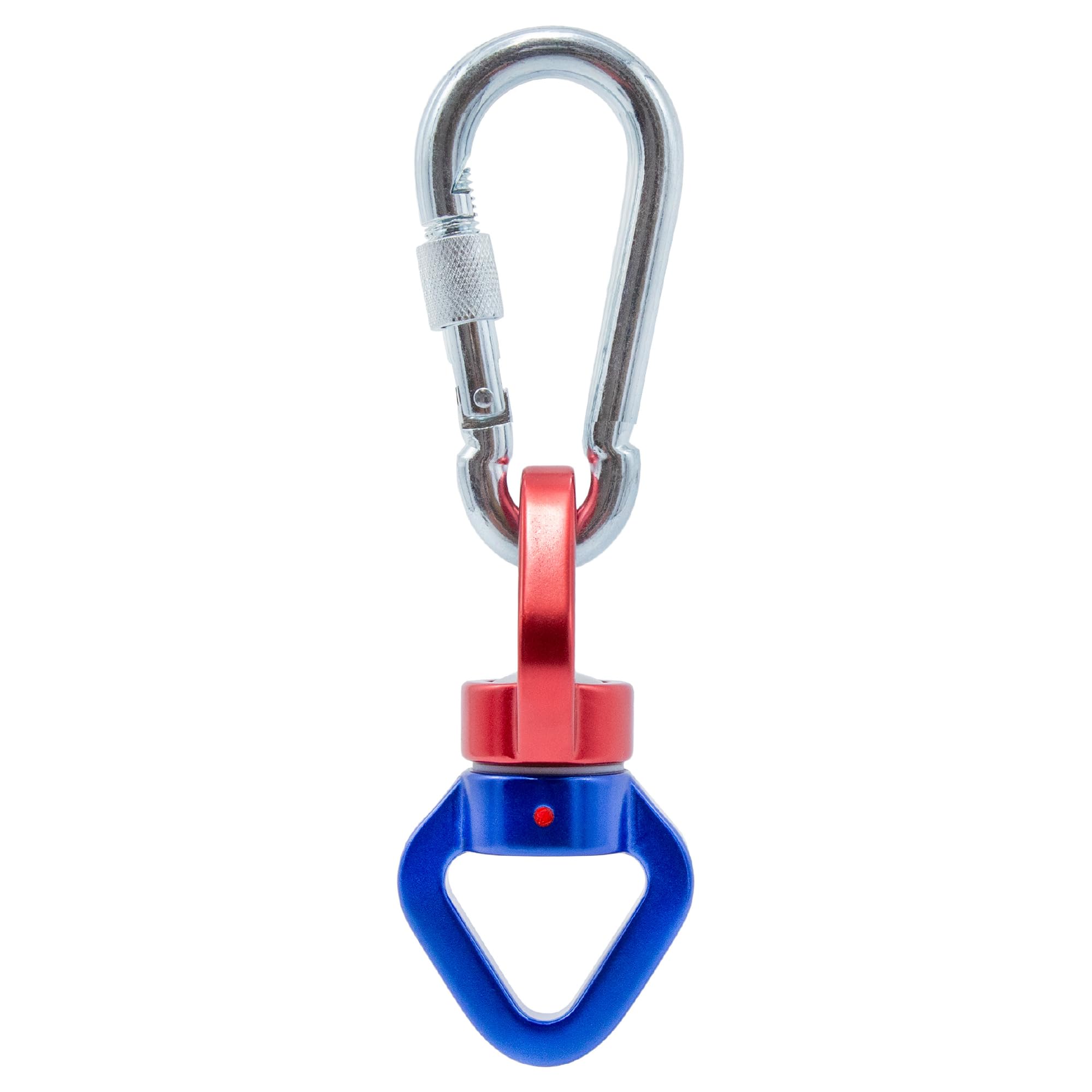 Heavy Duty Swing Swivel 500 lbs Weight Capacity, 360° Rotator with Carabiner for Hammocks, Tree Swings, Aerial Yoga, Climbing, and Outdoor Activities