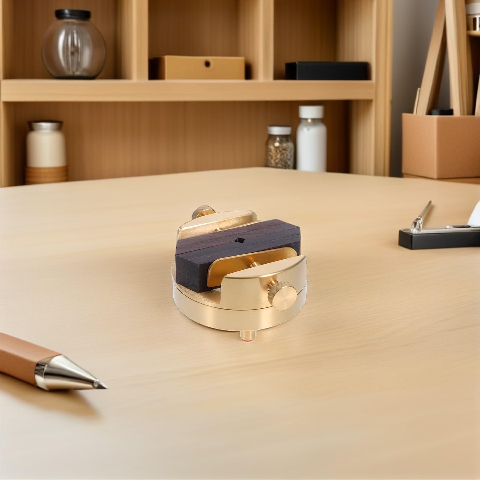 Pince à Sculpter les Sceaux en Bois, Étau Rotatif 360°