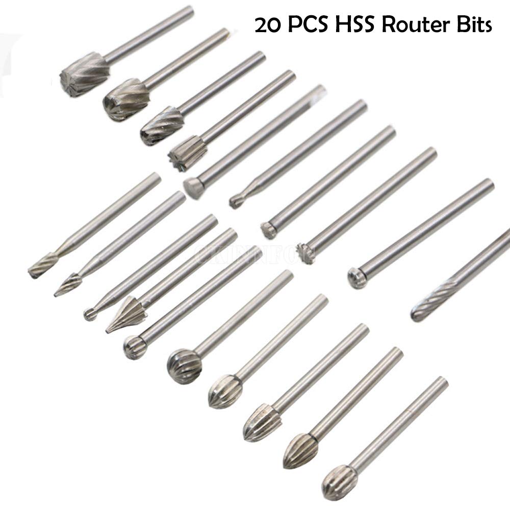 20Pcs Wood Carving Drill Bit Set - Image 2
