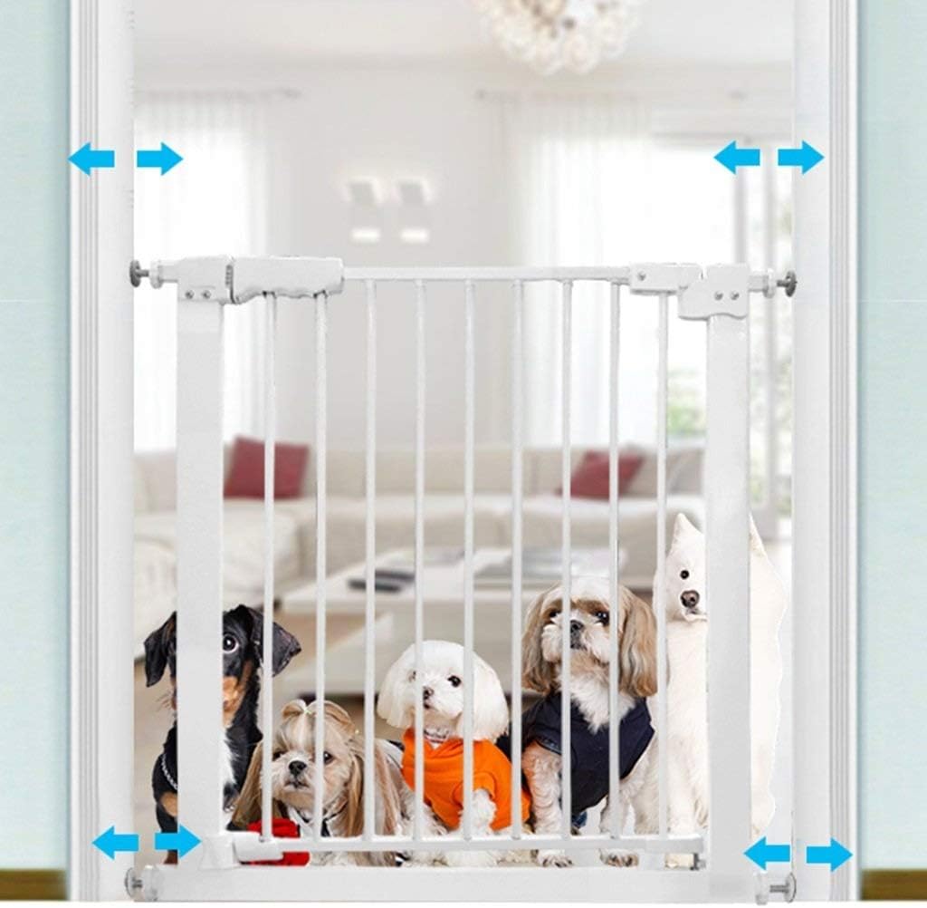 Pet Playpens Safety Gates Extendable Swing Pet Gate,Liberty Safety Gate,Stair Gate Staircase-Balusters/100-110Cm