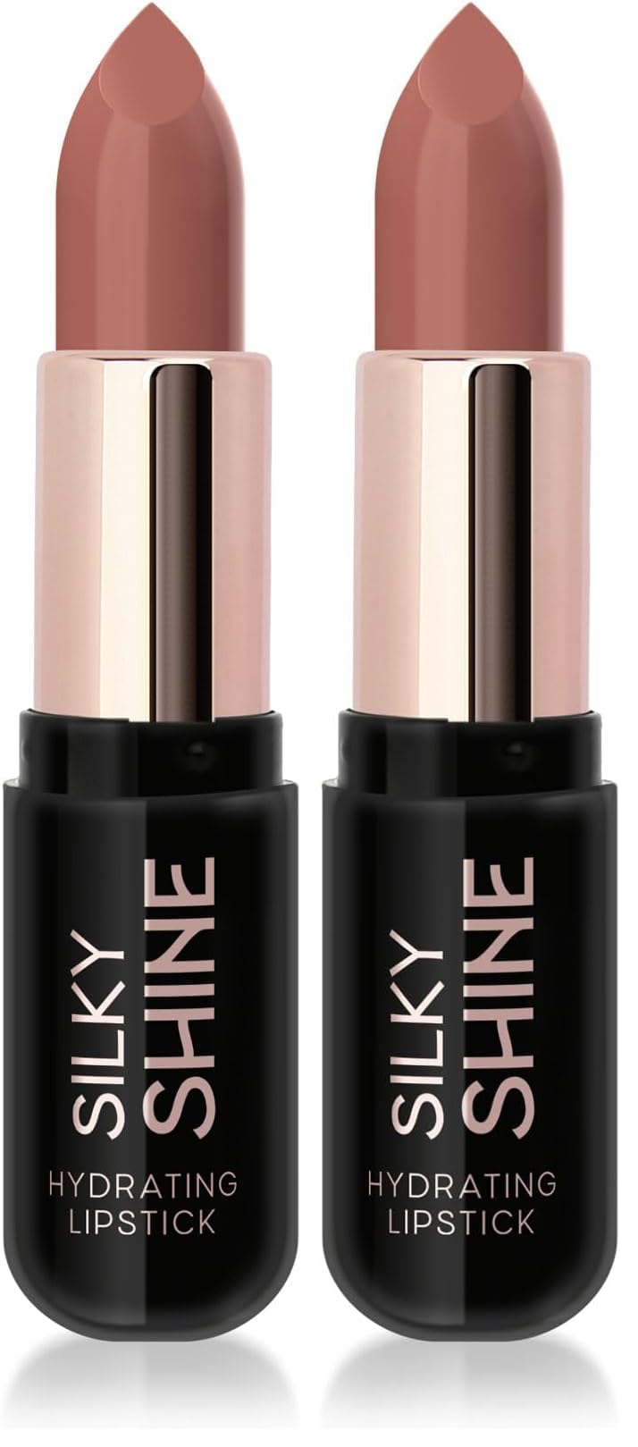 GOLDEN ROSE Silky Shine Hydrating Lipstick - Nemlendirici Ruj No:203 (2 paketi)