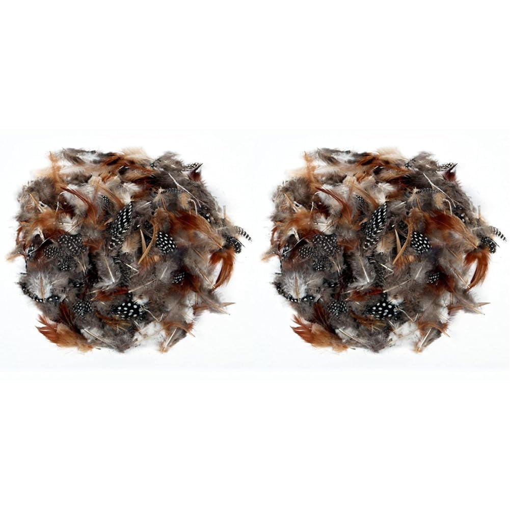 Creation Station CT3170 Natural Feathers, 14g (Pack of 2)