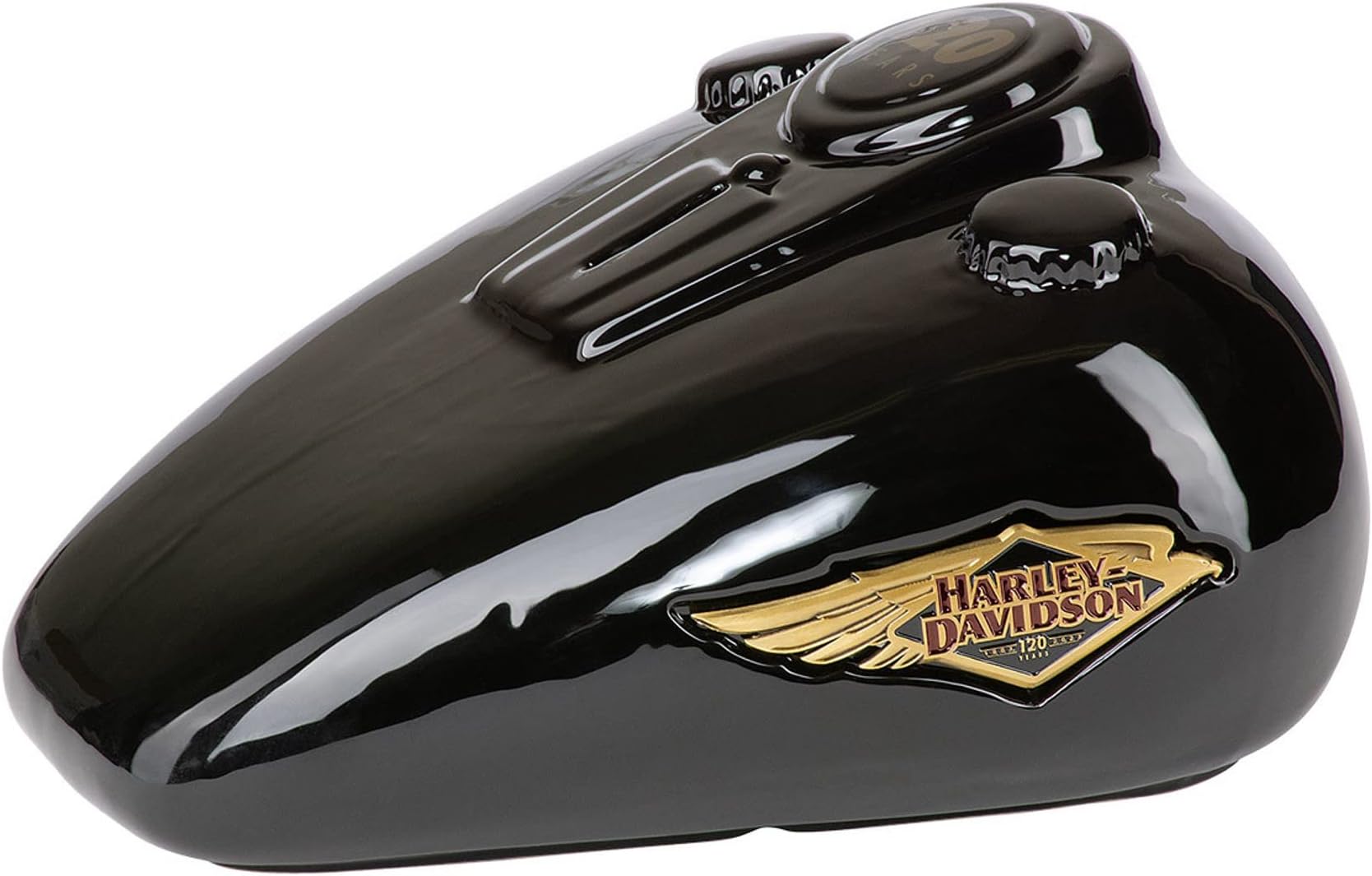 Black Ceramic Gas Tank Bank 120th Anniversary Limited Edition