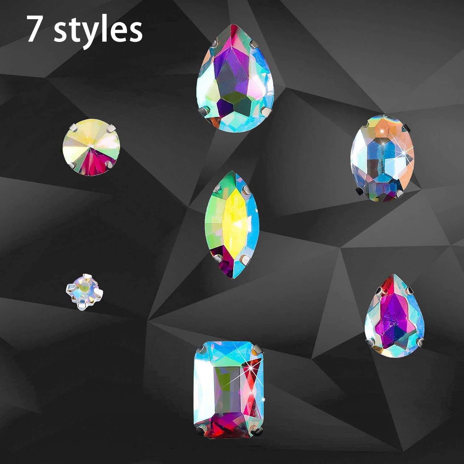 20 X Strass Coudre Sur Rembourrage Crystal Sofa Tête De Lit Bouton DIY 25mm Dia