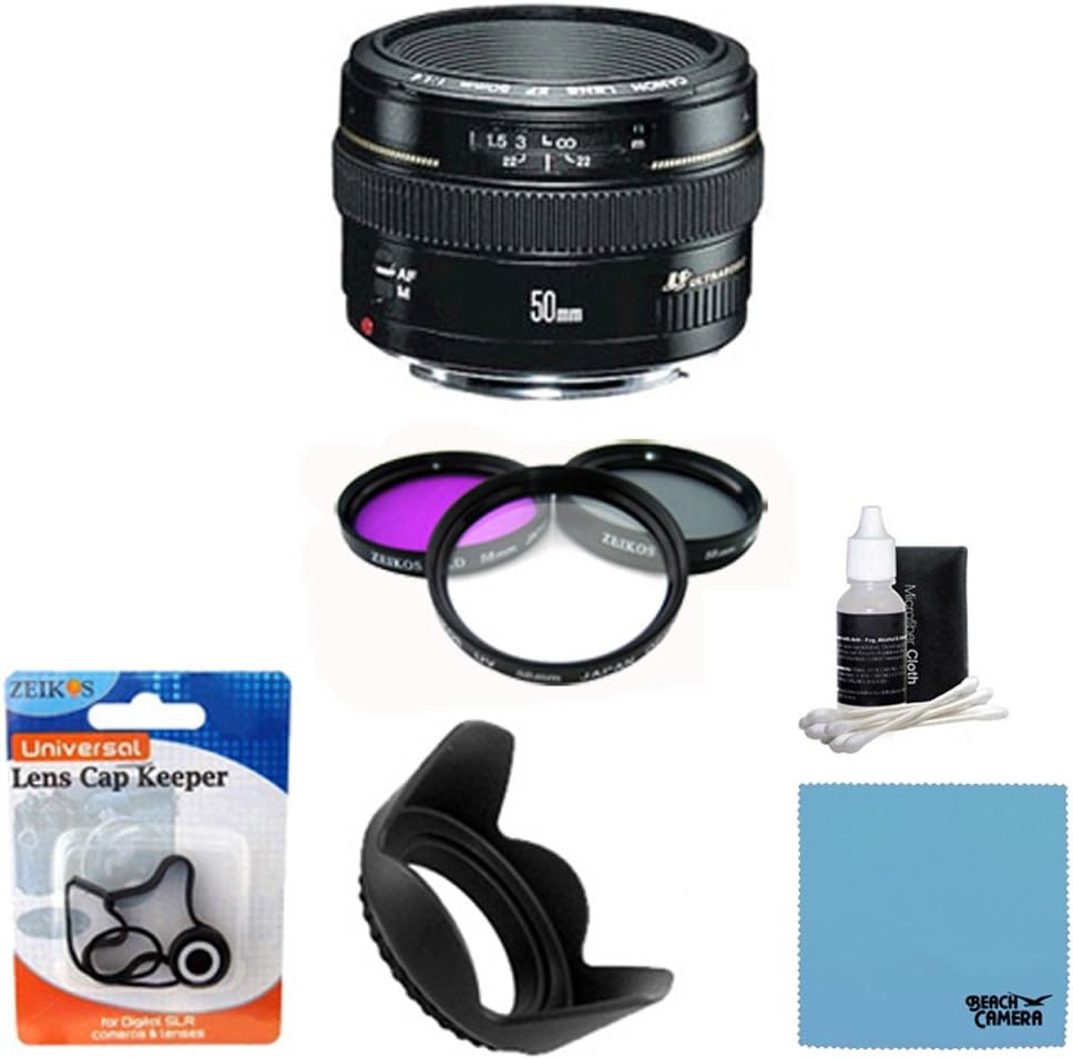 Canon EF 50mm f1.4 USM Standard & Medium Telephoto Lens for Canon SLR Cameras