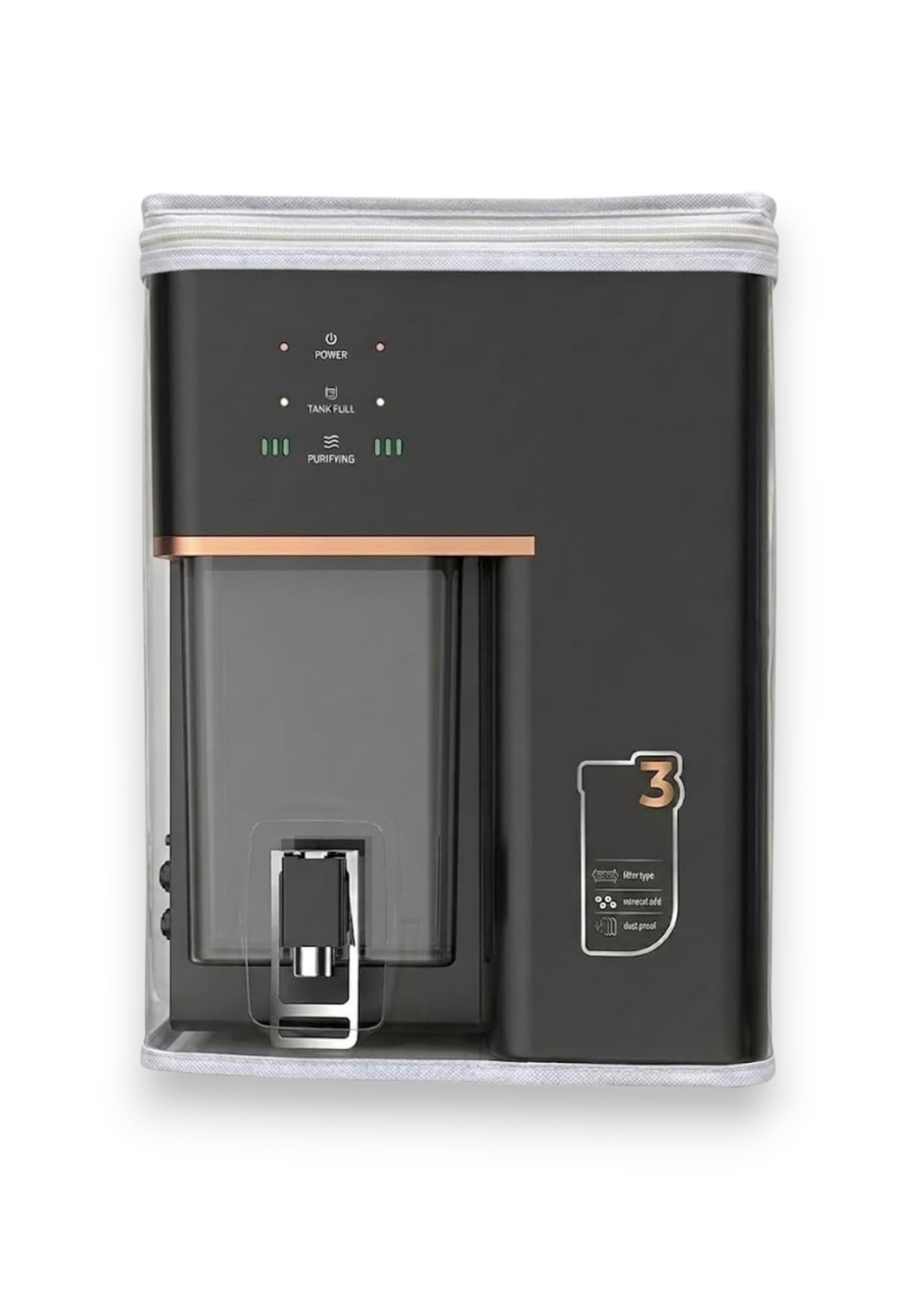 ALORA Water Purifier Cover Compatible with AQUA INNOVICA RO+UV/UF – Waterproof, Oil Stain Protection, Dustproof, Fits Wall-Mounted/Table-Top, Transparent Front, Velcro Closure.-picture-26