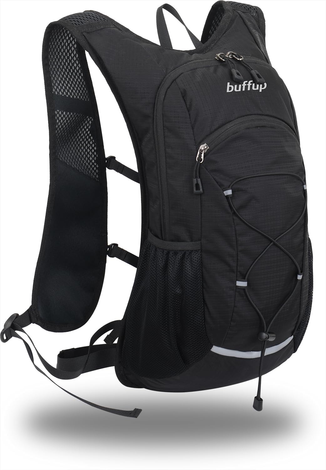 buffup® 15L Lightweight Hiking Backpack, Small Hydration Backpack, Suitable for Speedhiking, Mountain Biking, Skiing and Outdoor Sports (Black) buffup® 15L Lightweight Hiking Backpack, Small Hydration Backpack, Suitable for Speedhiking, Mountain Biking, Skiing and Outdoor Sports (Black)