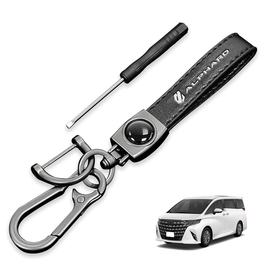 【おじさん】非売品　新型アルファード　ミニカー＆キーホルダー おじさん様専用】非売品 新型アルファード ミニカー