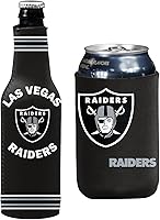 Vista 98 de Soporte aislante para latas y botellas de fútbol americano enfriador de bebidas Huggie (Nueva Orleans (Saints) - Negro)