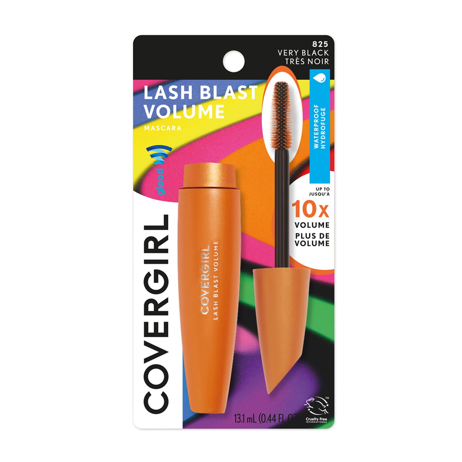 COVERGIRLPride Lash Blast Volume Waterproof Mascara, Long-Wearing, Smudge-Proof, Cruelty Free Very - Black (Pack of 1)