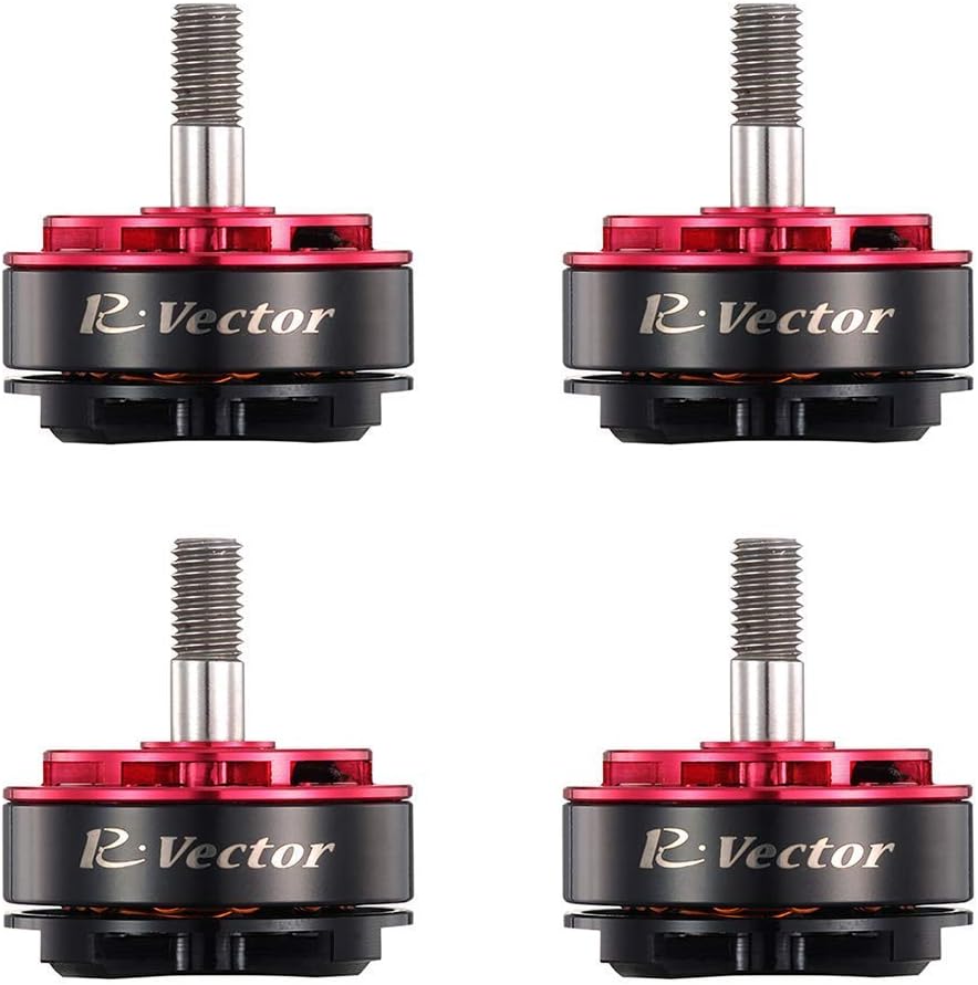 AOKFLY 4pcs RV2205 2300KV/2500KV FPV Brushless Motor 2CW 2CCW 2-4S Lipo Racing Edition Red for QAV210 X220 QAV250 FPV Racing Drone in Red