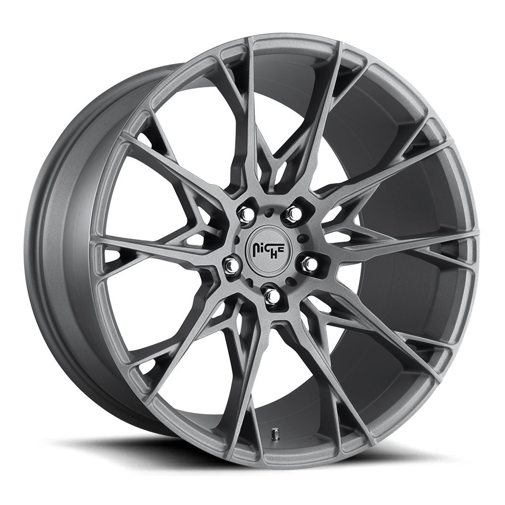 NICHE Staccato VD -Matte ANT Wheel with Painted (20 x 9. inches /5 x 120 mm, 40 mm Offset)