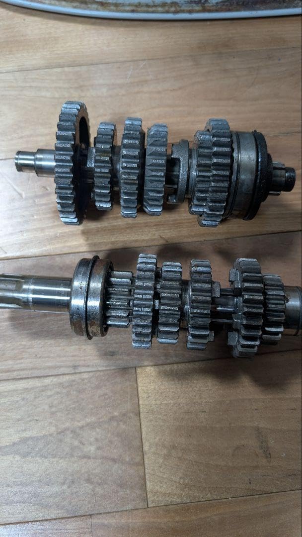 RZ250初期クランクシャフトとギアセット RZ250初期クランクシャフトと