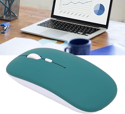 Miniatura 6 de Ratón inalámbrico para computadora, mini portátil inteligente de 3 velocidades Dpi ajustable inalámbrico USB para computadora portátil y tableta