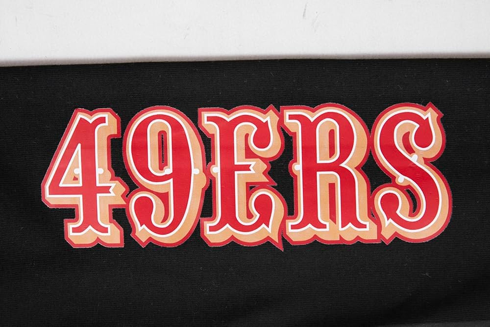 Pro Standard Womens NFL San Francisco 49ers Classic Chenille Legging Black S - Image 9
