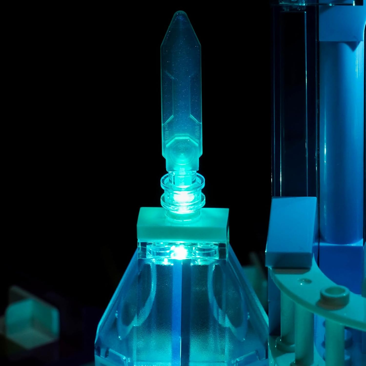 Upgraded Led Light Kit Compatible with Lego Elsa's Ice Castle & Snow Ride Adventure Building Set, Lights Decoration Compatible with Lego 43281 (Model Not Included)