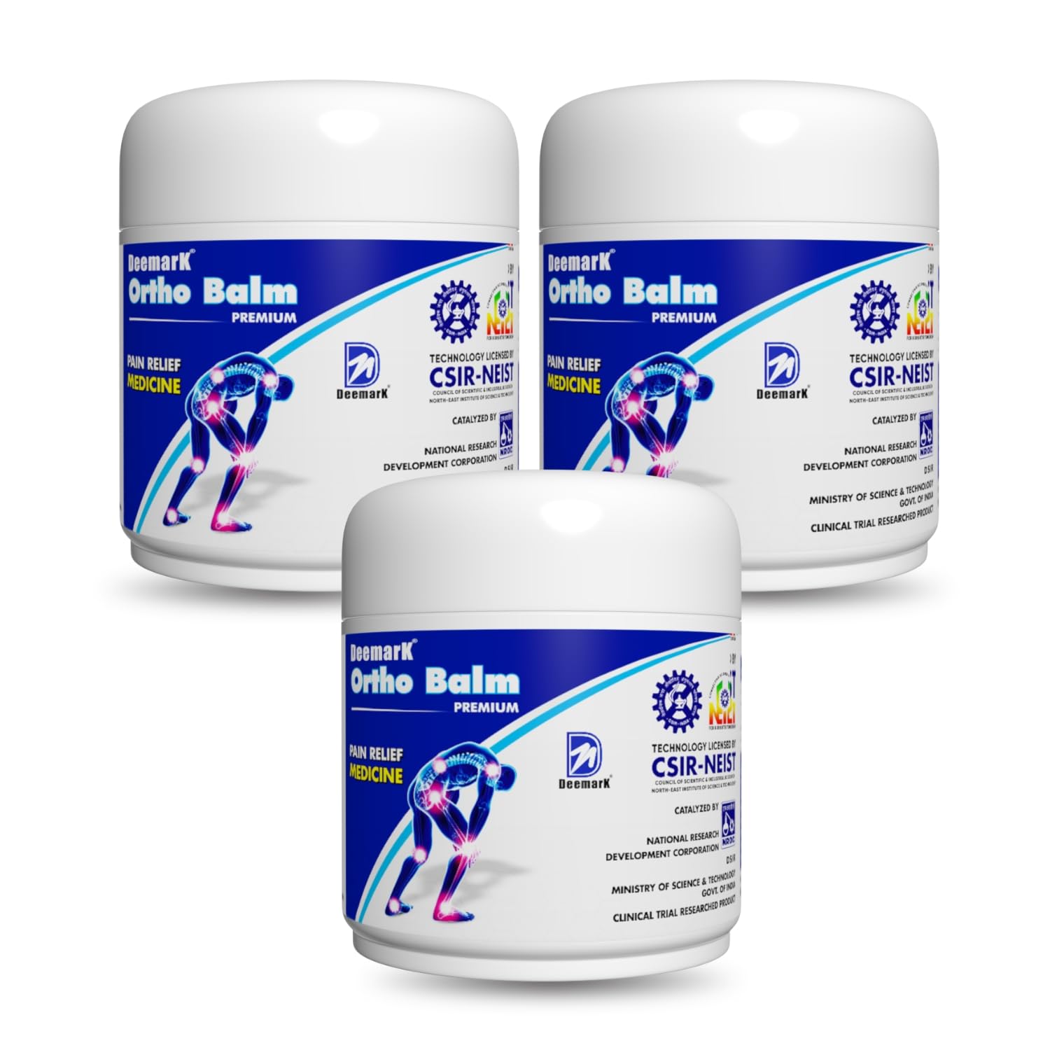 Ortho Balm | Instant Relief from Body Pain & Stiffness | Ayurvedic Solution for Joints, Back & Muscle Soreness - 150g