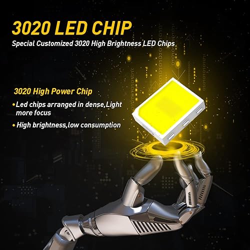 Miniatura 4 de AUXITO Canbus - 578 bombillas LED de 400 lúmenes sin errores 211-2 212-2 de 1.614 in y 1.654 in, bombillas LED festoon para interior de automóvil,