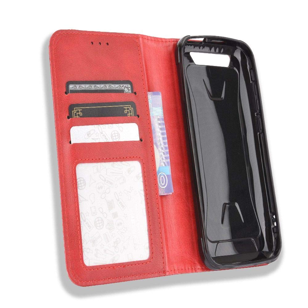 Custodia A Portafoglio In Pelle Per Blackview BV5500 – Con Slot Per Carte, Supporto E Chiusura Magnetica, Cover Protettiva