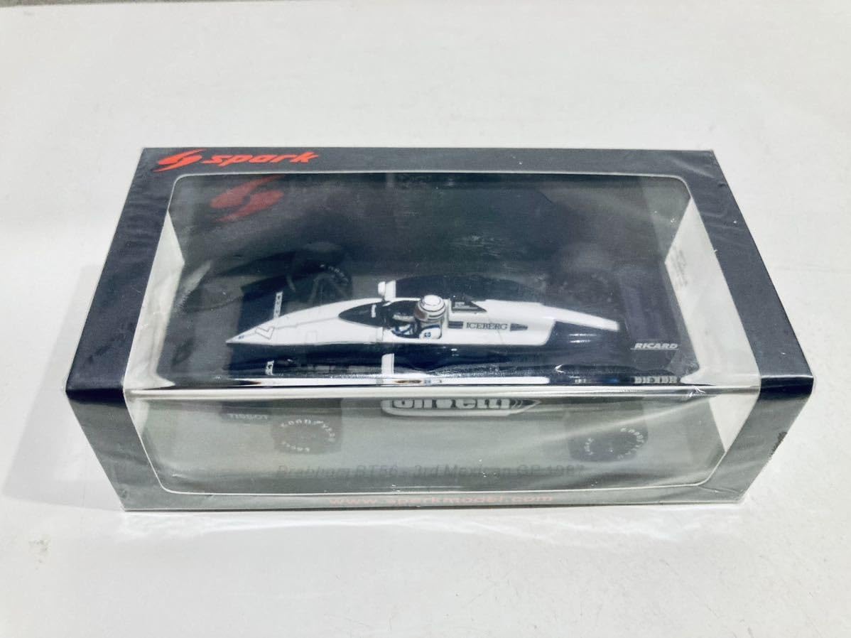 Amazon | 1/43 Spark ブラバム BT56#7 R.パトレーゼ 3rd Mexican GP