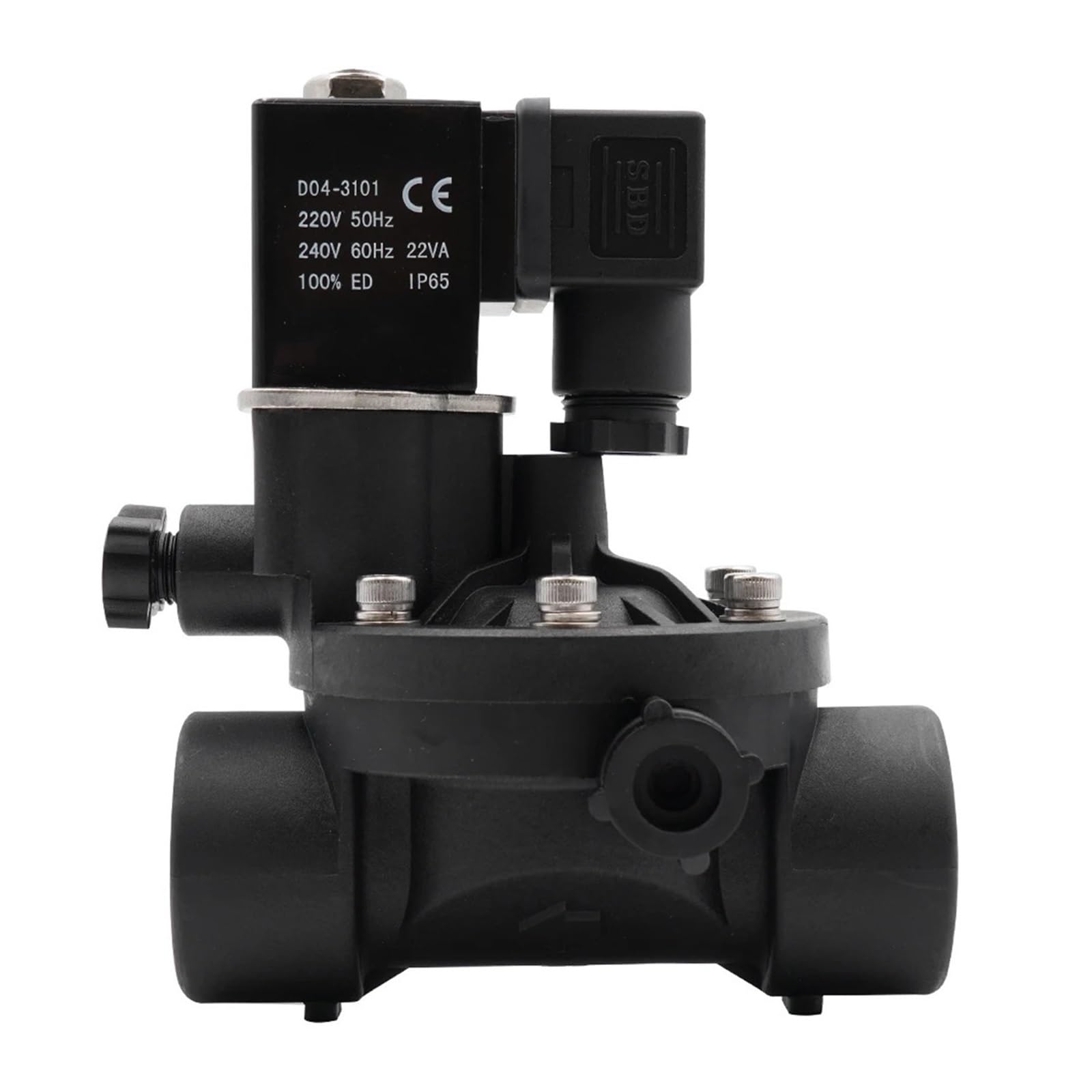 Huuoqiwy 45720 Normally Closed Or Normally Open Ac220v 2-Way Pilot Operated Plastic Solenoid Valve(Npt-Ac 220V-Closed)