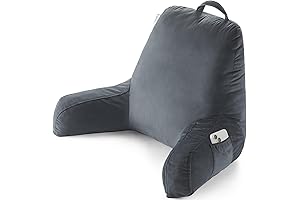 RRPETHOME Bed Pillow for Adults - Reading Pillow with Supportive Arms for...