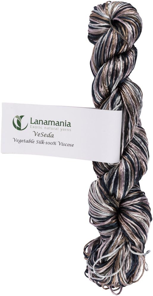 Lanamania VeSeda BlackBrownWhite, rayon, Black/Brown/White